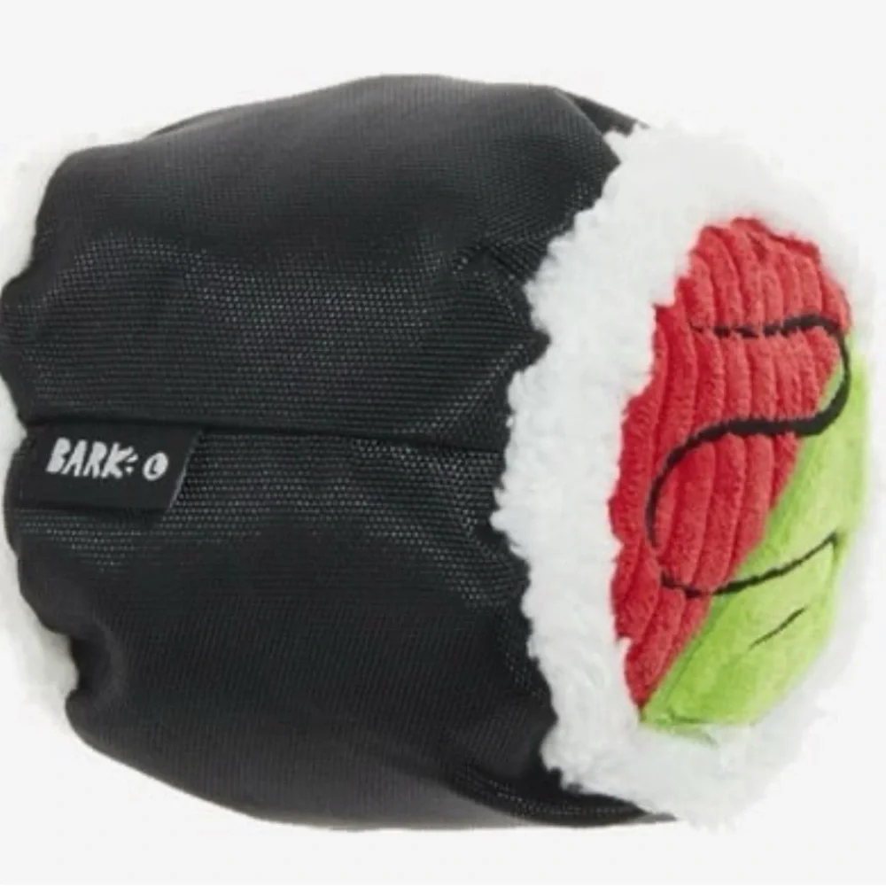 Bark Box Super Chewer L Rip & reveal Sushi Dog Toy